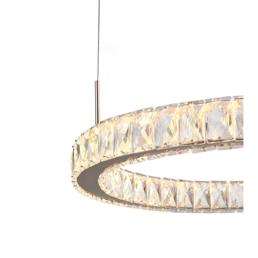 Zuma Line - Lámpara colgante LED con cable LED/36W/230V oro rosa