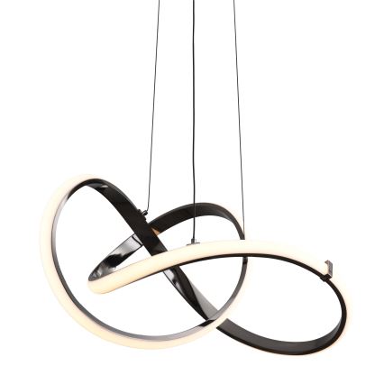 Zuma Line - Lámpara de araña LED regulable LED/44W/230V negro