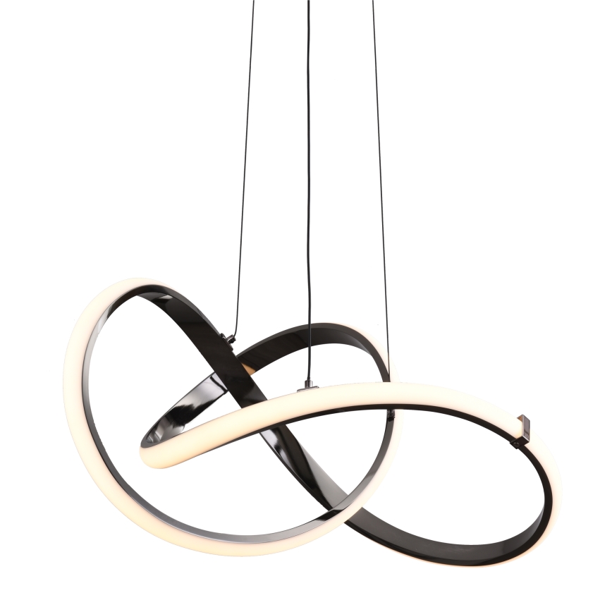 Zuma Line - Lámpara de araña LED regulable LED/44W/230V negro