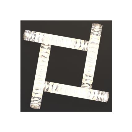 Zuma Line - LED Plafón de cristal regulable LED/23,5W/230V 2700-6000K negro + control remoto