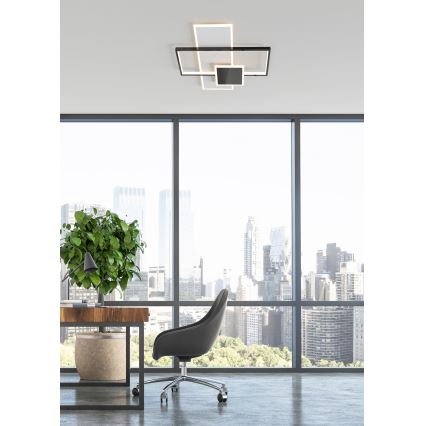 Zuma Line - Plafón LED regulable LED/46W/230V negro