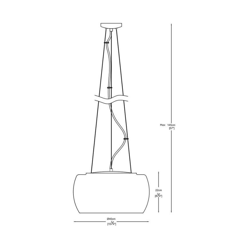 Zuma Line - Lámpara de cristal de cable 5xG9/42W/230V