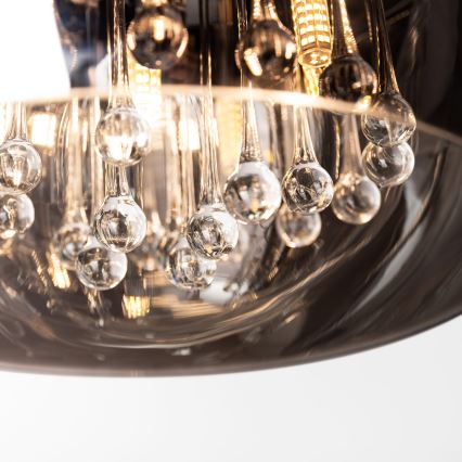Zuma Line - Plafón de cristal sobre cable 6xG9/42W/230V