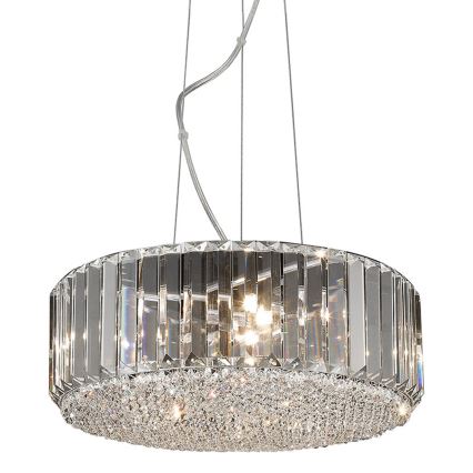 Zuma Line - Plafón de cristal sobre cable 5xG9/42W/230V