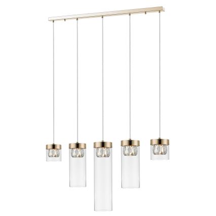 Zuma Line - Lámpara de cristal de cable 5xG9/28W/230V