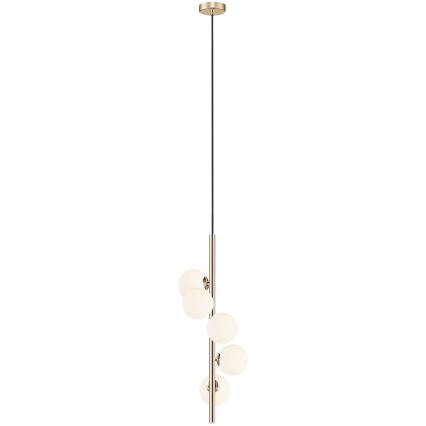 Zuma Line - Lámpara colgante 5xG9/4W/230V dorado