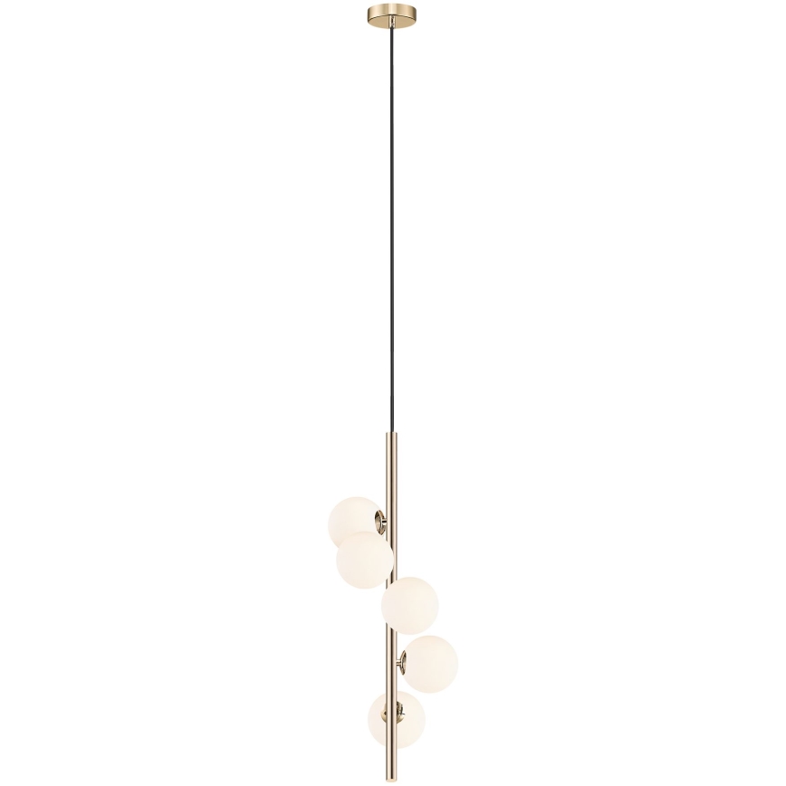 Zuma Line - Lámpara colgante 5xG9/4W/230V dorado