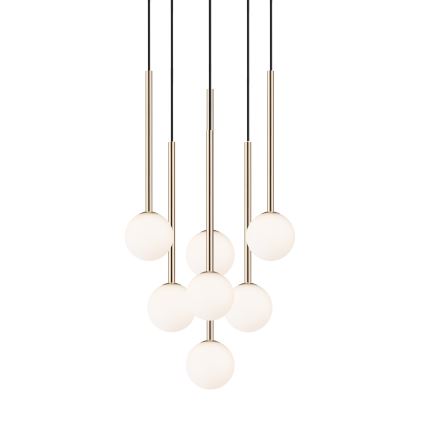 Zuma Line - Lámpara colgante 7xG9/4W/230V dorado