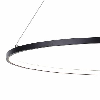 Zuma Line - Lámpara colgante LED suspendida por cable LED/40W/230V 3000/4000/6000K Ø 90 cm negra