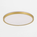 Zuma Line - Plafón LED regulable LED/38W/230V + LED/11W 3000/4000/5500K diá. 50 cm dorado