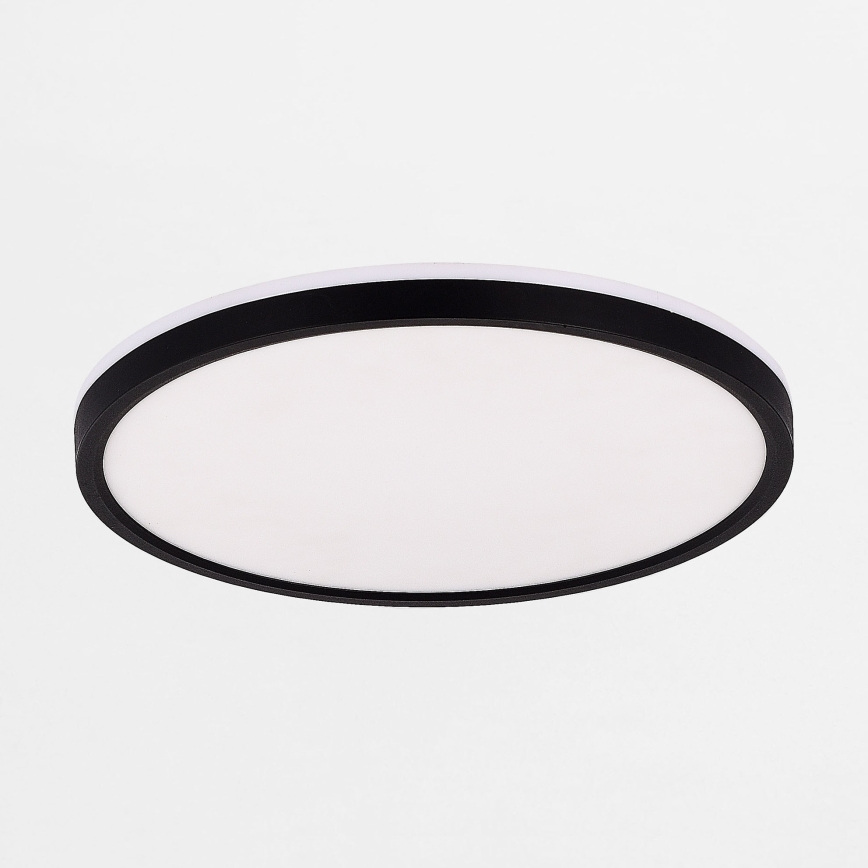 Zuma Line - Plafón LED regulable LED/38W/230V + LED/11W 3000/4000/5500K diá. 50 cm negro