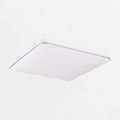 Zuma Line - Plafón LED regulable LED/48W/230V 53x53 cm cromo brillante