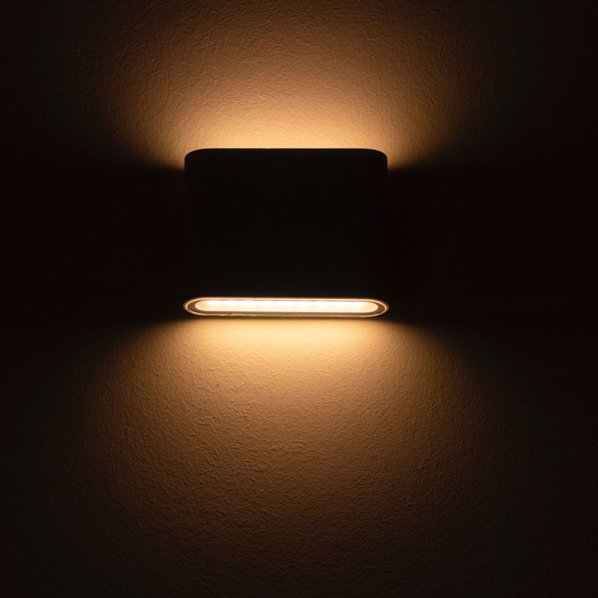 Zuma Line - Aplique LED para exterior LED/12W/230V IP65 negro