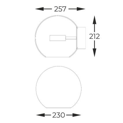 Zuma Line - Aplique LED LED/5W/230V dorado